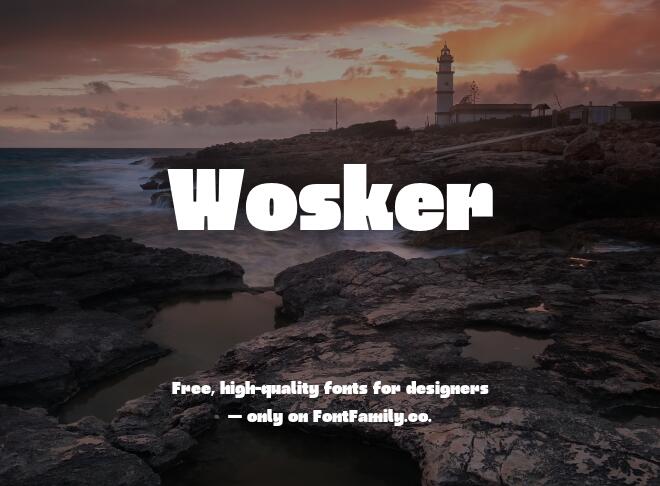 Wosker Font