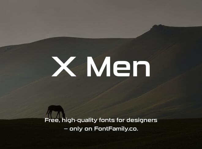 X Men Font