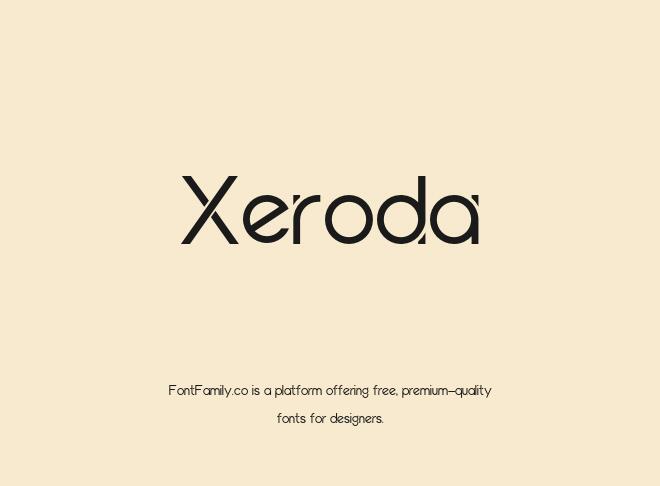 Xeroda Font