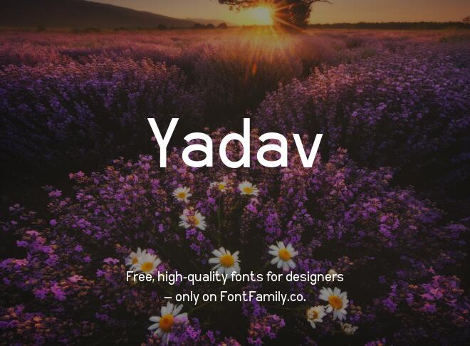 Yadav Font