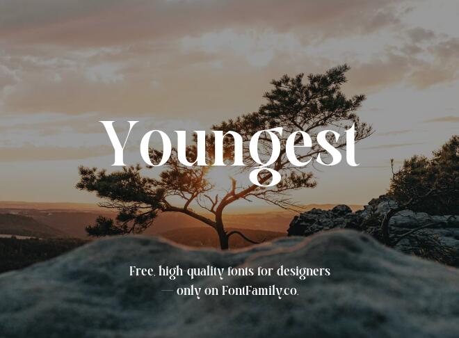 Youngest Font