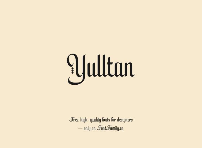 Yulltan Font