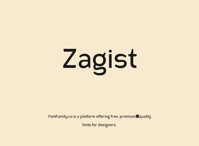 Zagist Font