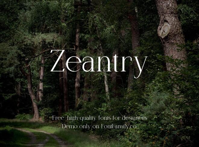 Zeantry Font