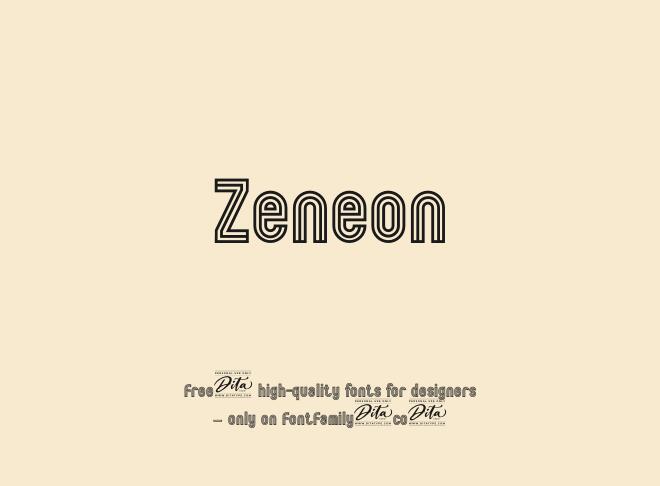 Zeneon Font