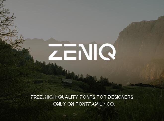 Zeniq Font