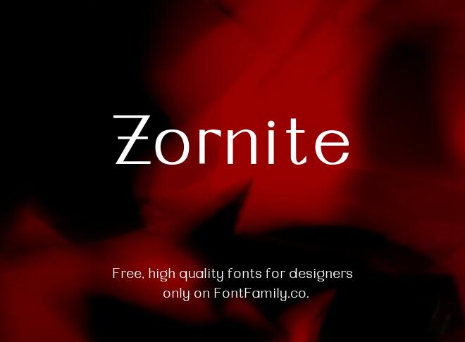 Zornite Font