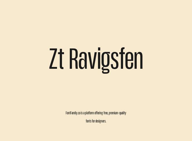 Zt Ravigsfen Font